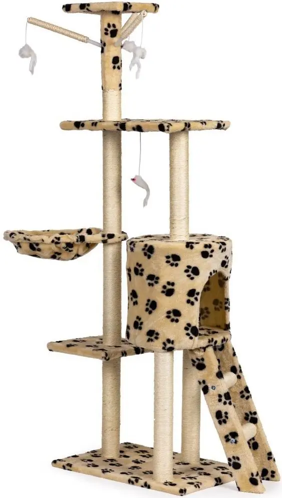 Ansamblu de joaca pentru pisici Modern Home Drapak01 Leo (Beige)