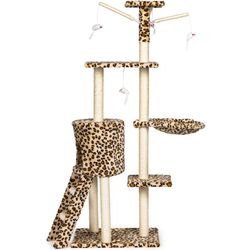 Ansamblu de joaca pentru pisici Modern Home Drapak01 Leo Standar (Beige) Thumb