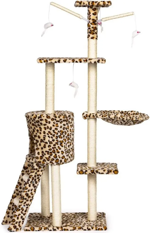 Ansamblu de joaca pentru pisici Modern Home Drapak01 Leo Standar (Beige)