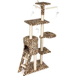 Ansamblu de joaca pentru pisici Modern Home Drapak01 Leo Standar (Beige) Thumb