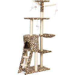 Ansamblu de joaca pentru pisici Modern Home Drapak01 Leo Standar (Beige)