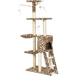 Ansamblu de joaca pentru pisici Modern Home Drapak01 Leo Standar (Beige) Thumb