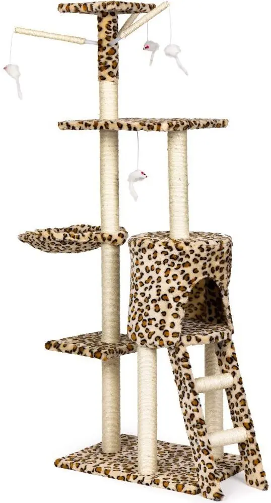 Ansamblu de joaca pentru pisici Modern Home Drapak01 Leo Standar (Beige)