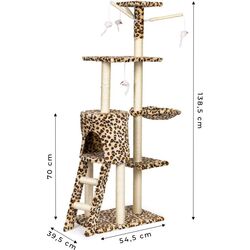 Ansamblu de joaca pentru pisici Modern Home Drapak01 Leo Standar (Beige) Thumb