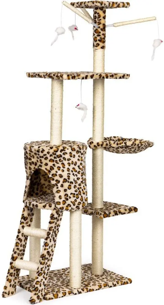 Ansamblu de joaca pentru pisici Modern Home Drapak01 Leo Standar (Beige)