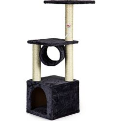 Ansamblu de joaca pentru pisici Modern Home Drapak02 (Black/Beige) Thumb