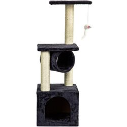 Ansamblu de joaca pentru pisici Modern Home Drapak02 (Black/Beige)