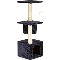 Ansamblu de joaca pentru pisici Modern Home Drapak02 (Black/Beige) Thumb