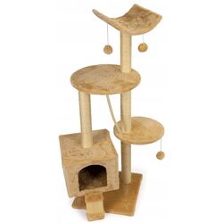 Ansamblu de joaca pentru pisici Modern Home KF81005 (Beige) Thumb