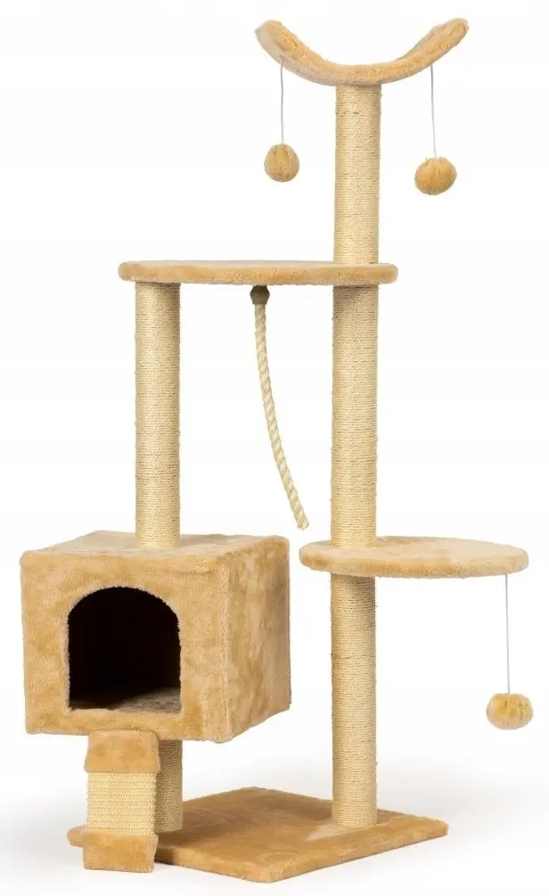 Ansamblu de joaca pentru pisici Modern Home KF81005 (Beige)