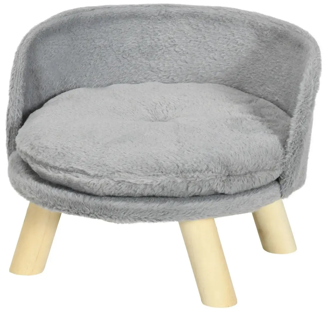 Canapea-pat pentru caini PawHut D04-257V00GY 40.5x33 (Grey)