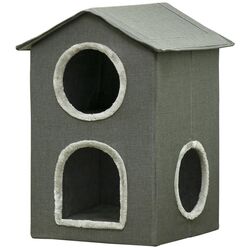 Домик для кошек PawHut D30-631V00GY (Grey) Thumb