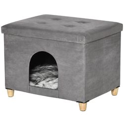 Табурет-лежанка для животных PawHut D30-522 (Grey)