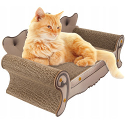 Canapea-pat pentru pisici Purlov 24285 (Brown) Thumb