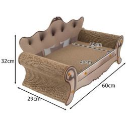 Canapea-pat pentru pisici Purlov 24285 (Brown) Thumb