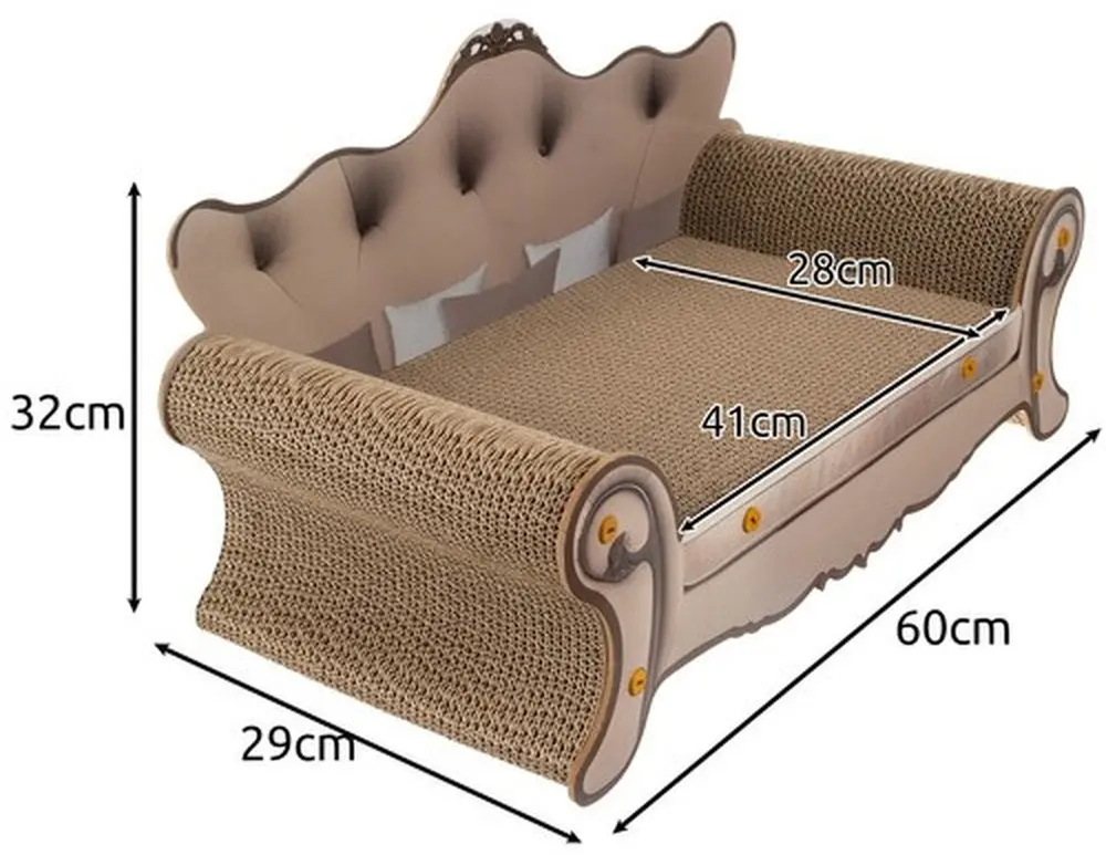 Canapea-pat pentru pisici Purlov 24285 (Brown)