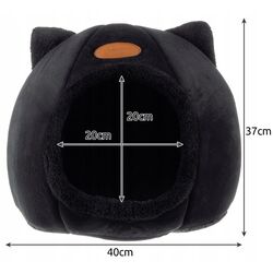 Casuta pentru pisici Purlov 21947 (Black) Thumb