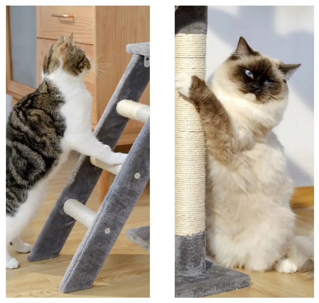 Игровой комплекс для кошек Purlov 21713 (Grey) - 4