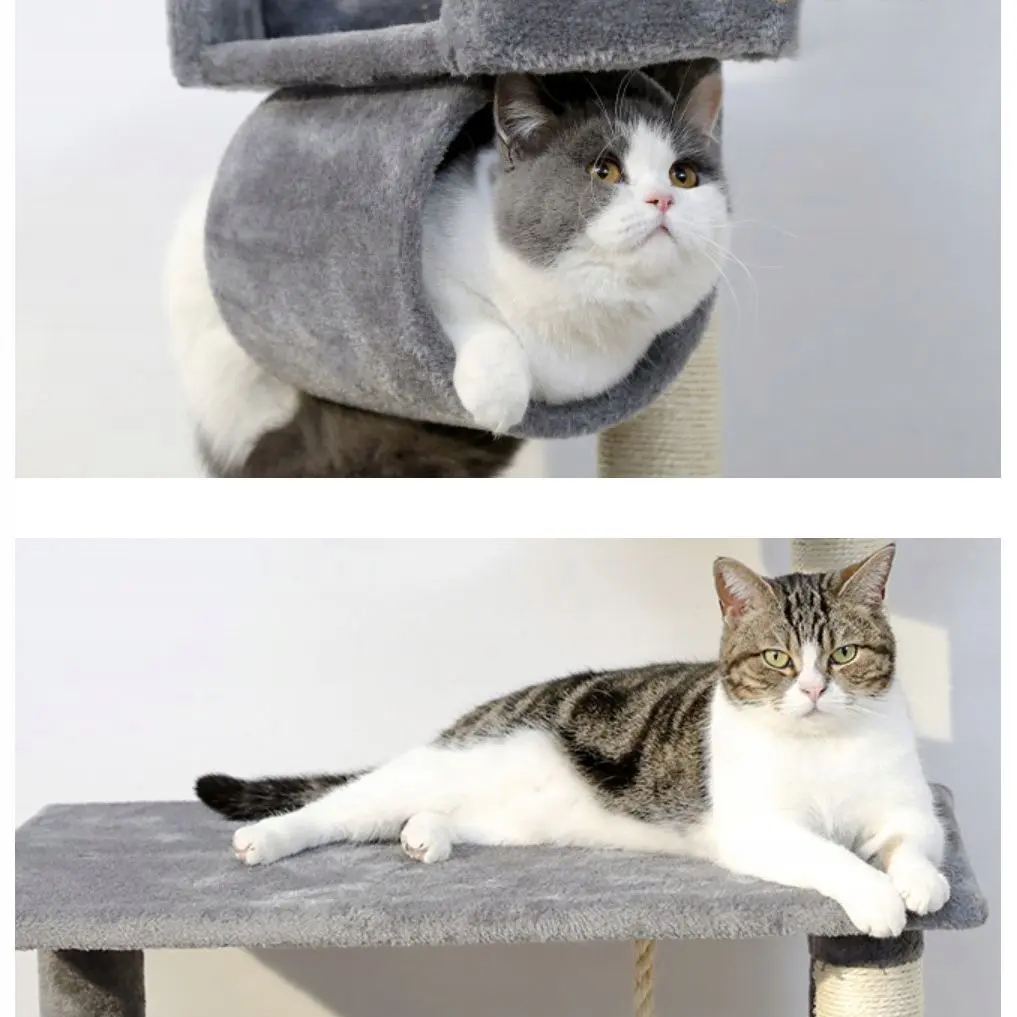 Игровой комплекс для кошек Purlov 21713 (Grey) - 3