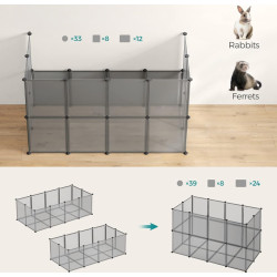 Tarc pentru animale mici Songmics LPC002G01 (Grey) Thumb