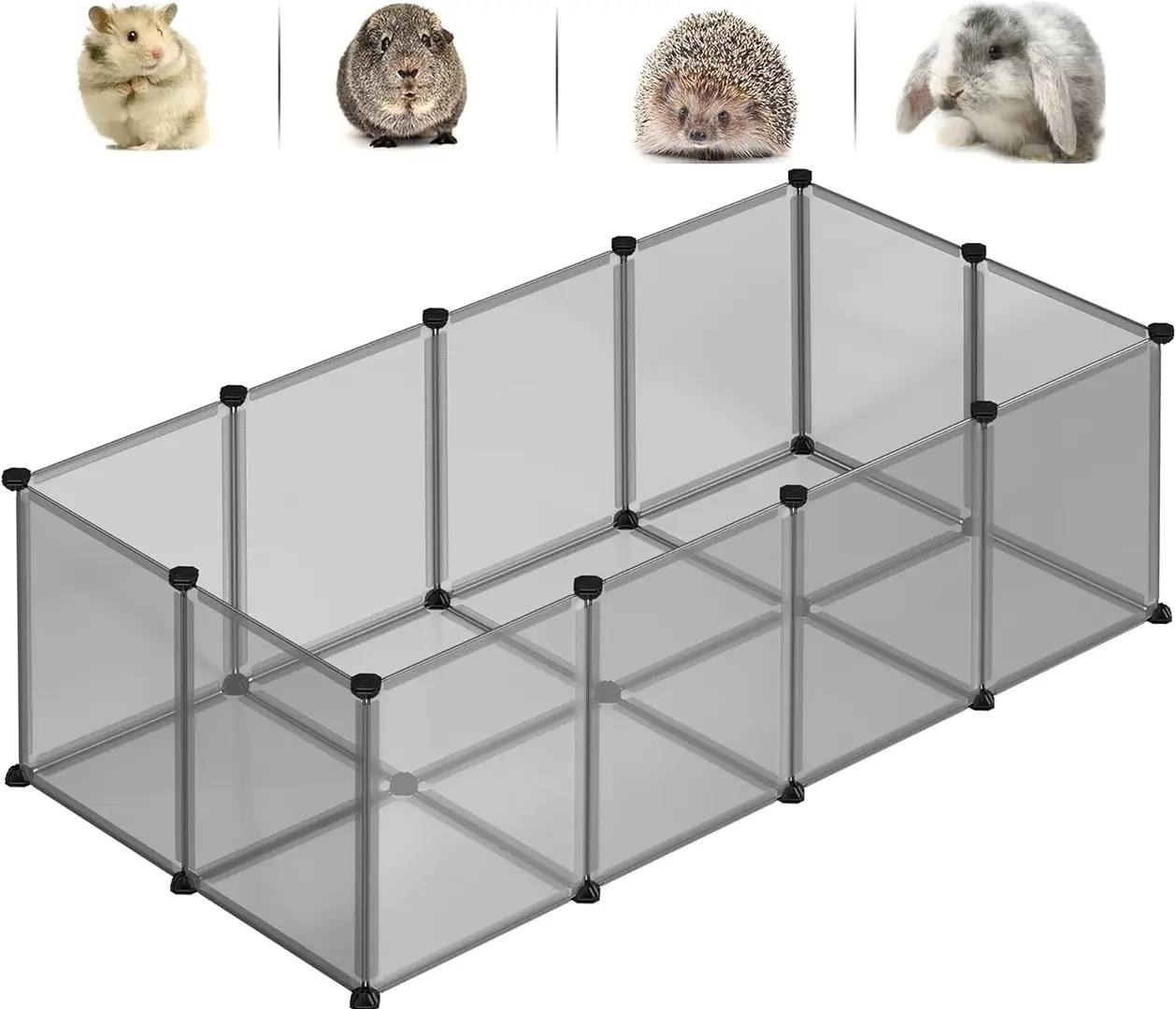 Tarc pentru animale mici Songmics LPC002G01 (Grey)