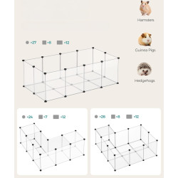 Tarc pentru animale mici Songmics LPC02W (White) Thumb