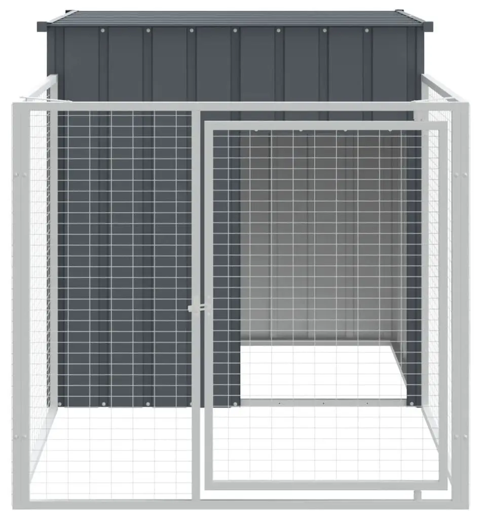 Cusca cu tarc pentru animale de companie VidaXL 172357 (Anthracite)