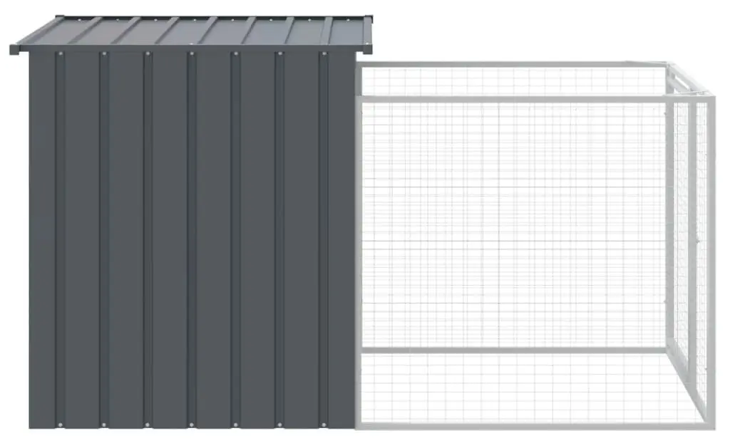 Cusca cu tarc pentru animale de companie VidaXL 172357 (Anthracite)