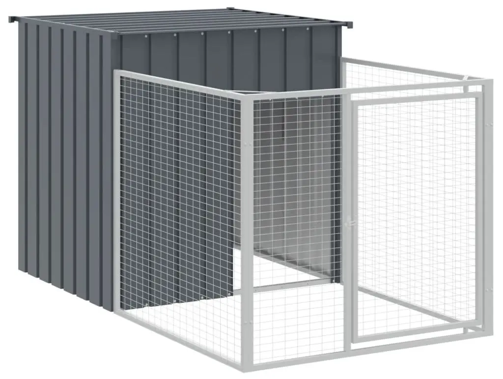 Cusca cu tarc pentru animale de companie VidaXL 172357 (Anthracite)