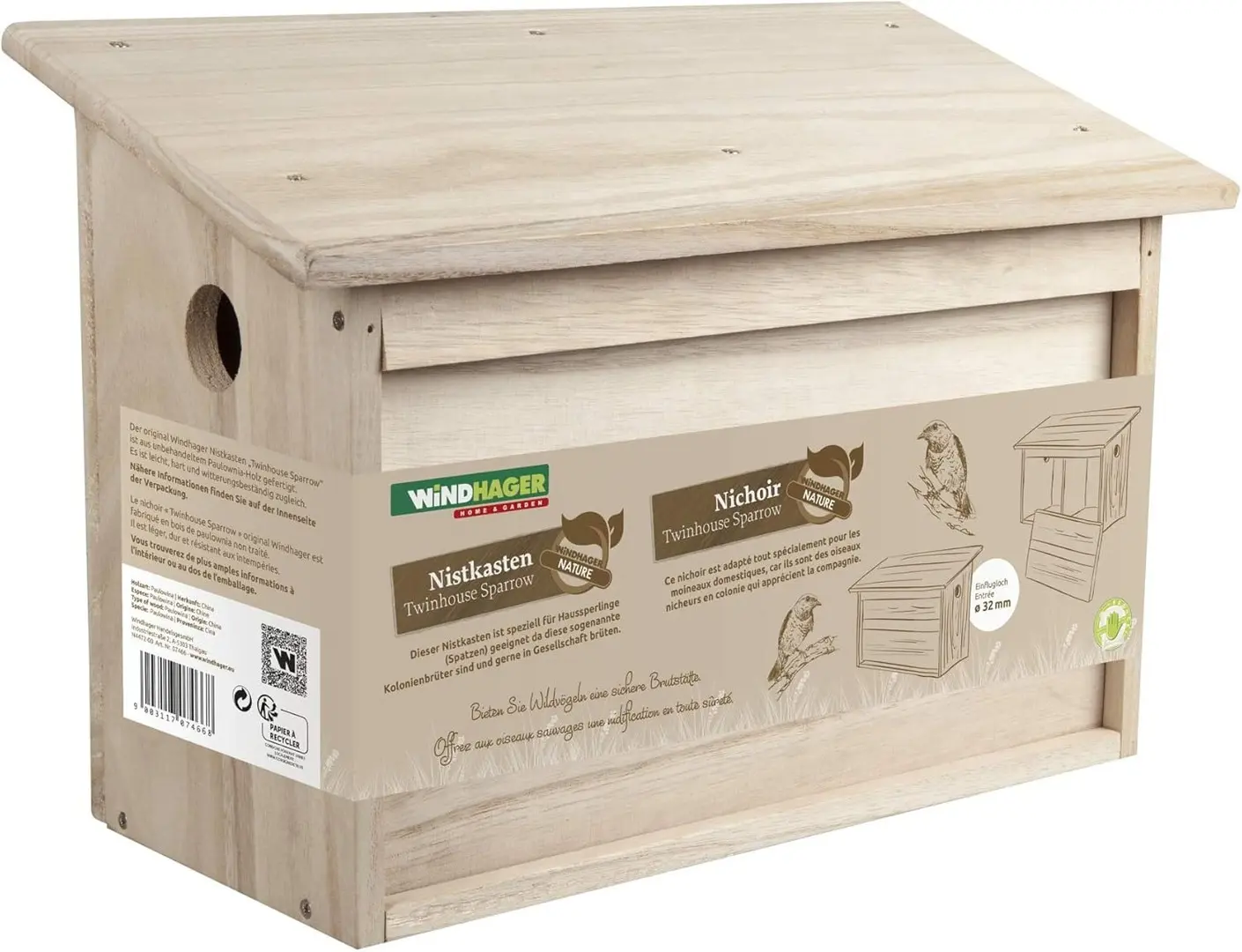 Скворечник Windhager 07466 (Woody)