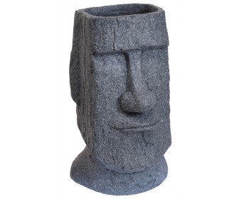 Ghiveci decorativ ProGarden Statuia Moai 43x25 (Light Gray)