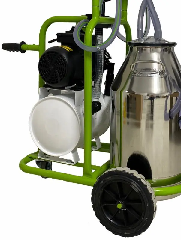 Aparat de muls oi si capre Barbaros T240INPS (Inox/Green)