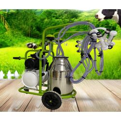 Aparat de muls oi si capre Barbaros T240INPS (Inox/Green) Thumb