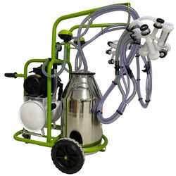 Aparat de muls oi si capre Barbaros T240INPS (Inox/Green)