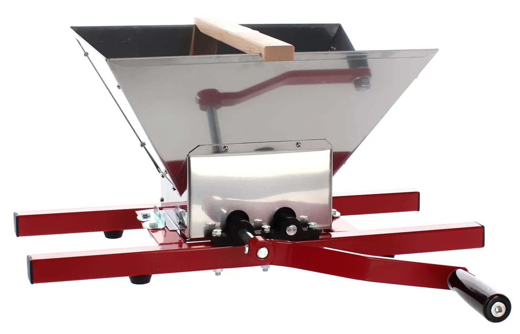 Zdrobitor de struguri manual Cook Line NIK4560 (Inox/Red) - 3