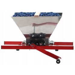 Zdrobitor de struguri manual Cook Line NIK4560 (Inox/Red) Thumb