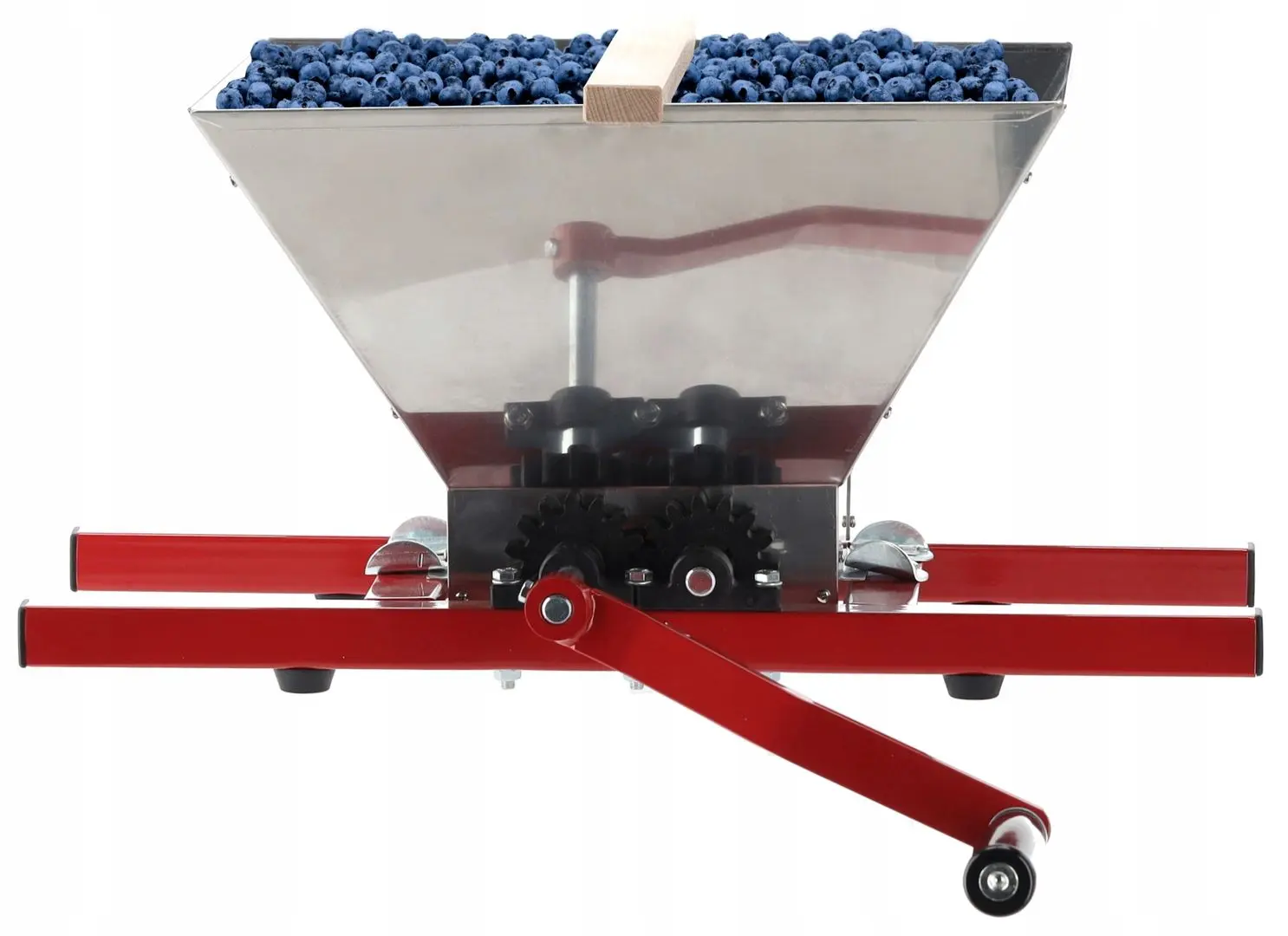 Zdrobitor de struguri manual Cook Line NIK4560 (Inox/Red) - 4