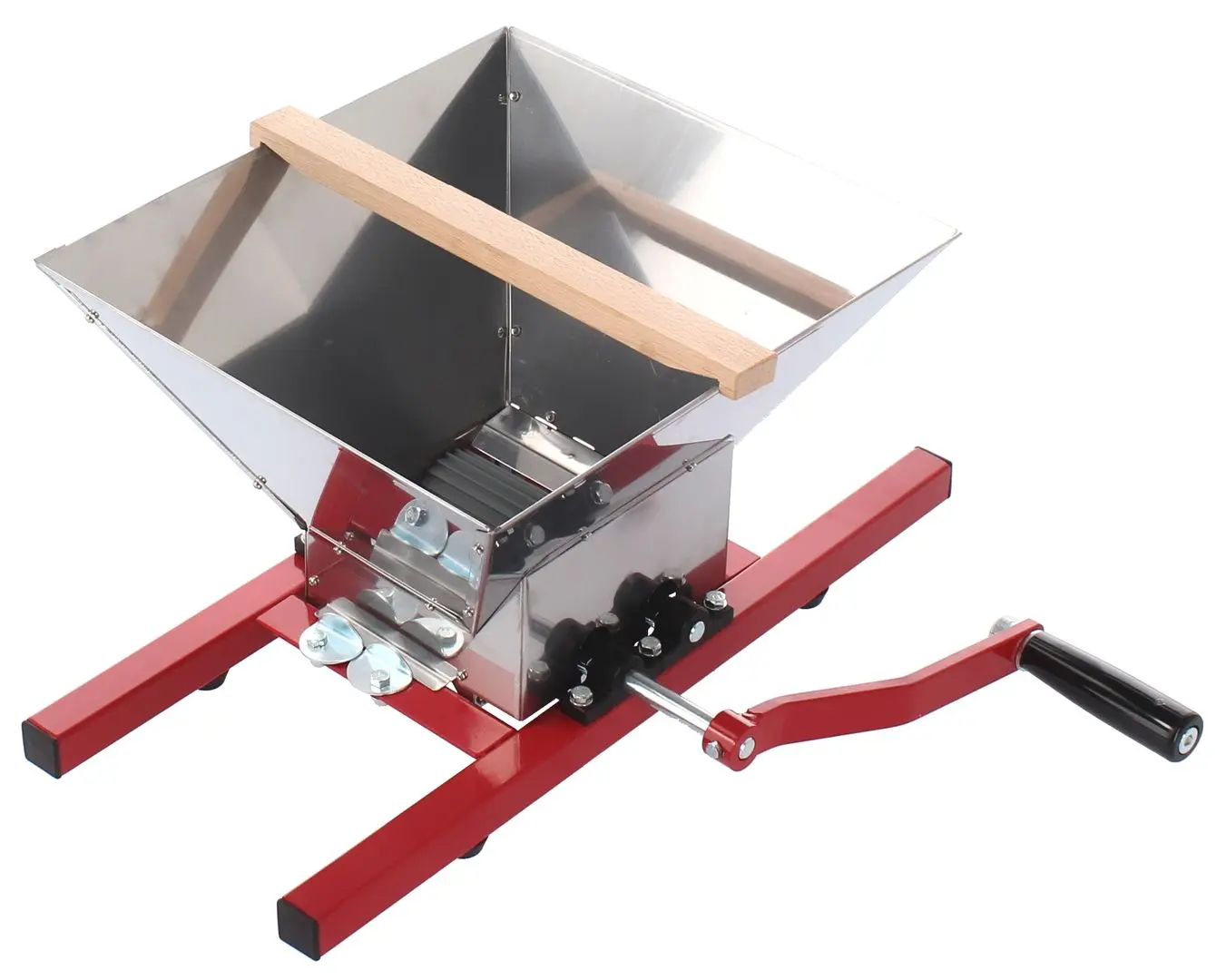 Zdrobitor de struguri manual Cook Line NIK4560 (Inox/Red)