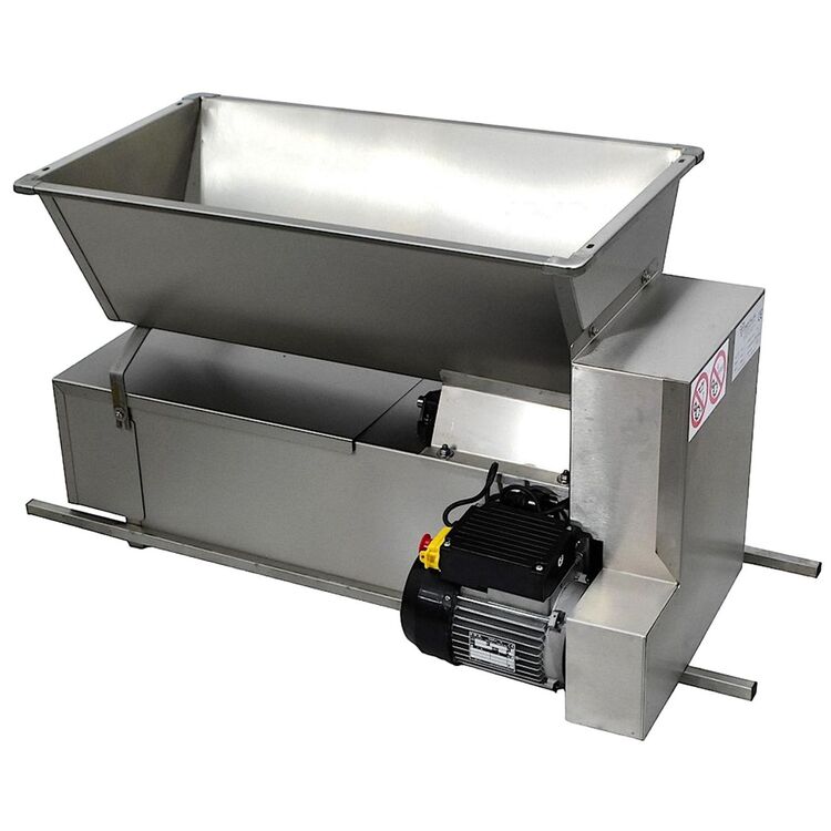 Zdrobitor de struguri electric Enoitalia Eno 15 M (Inox)