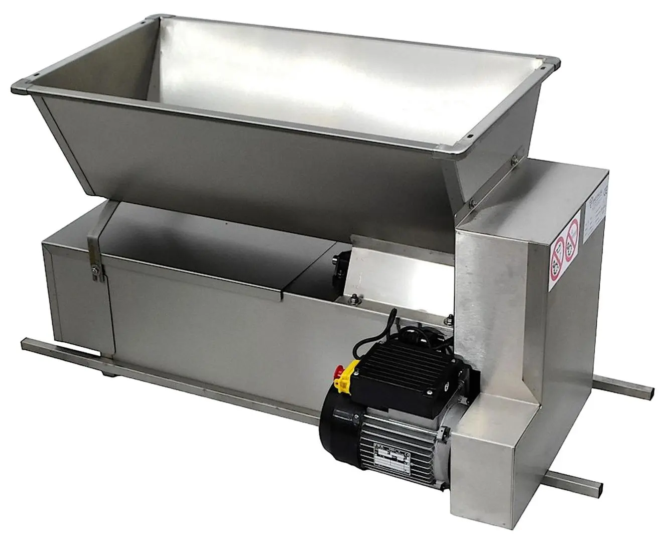 Zdrobitor de struguri electric Enoitalia Eno 15 M (Inox)