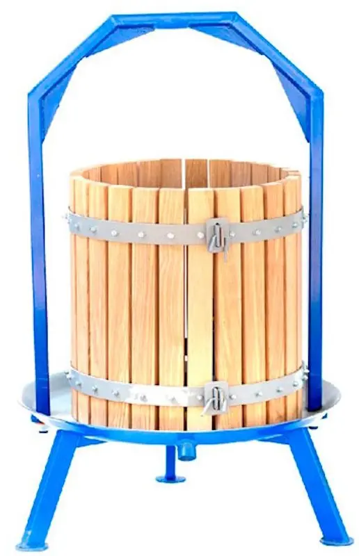 Set zdrobitor de struguri + teasc + butoi Technoworker Muncitorul Premium