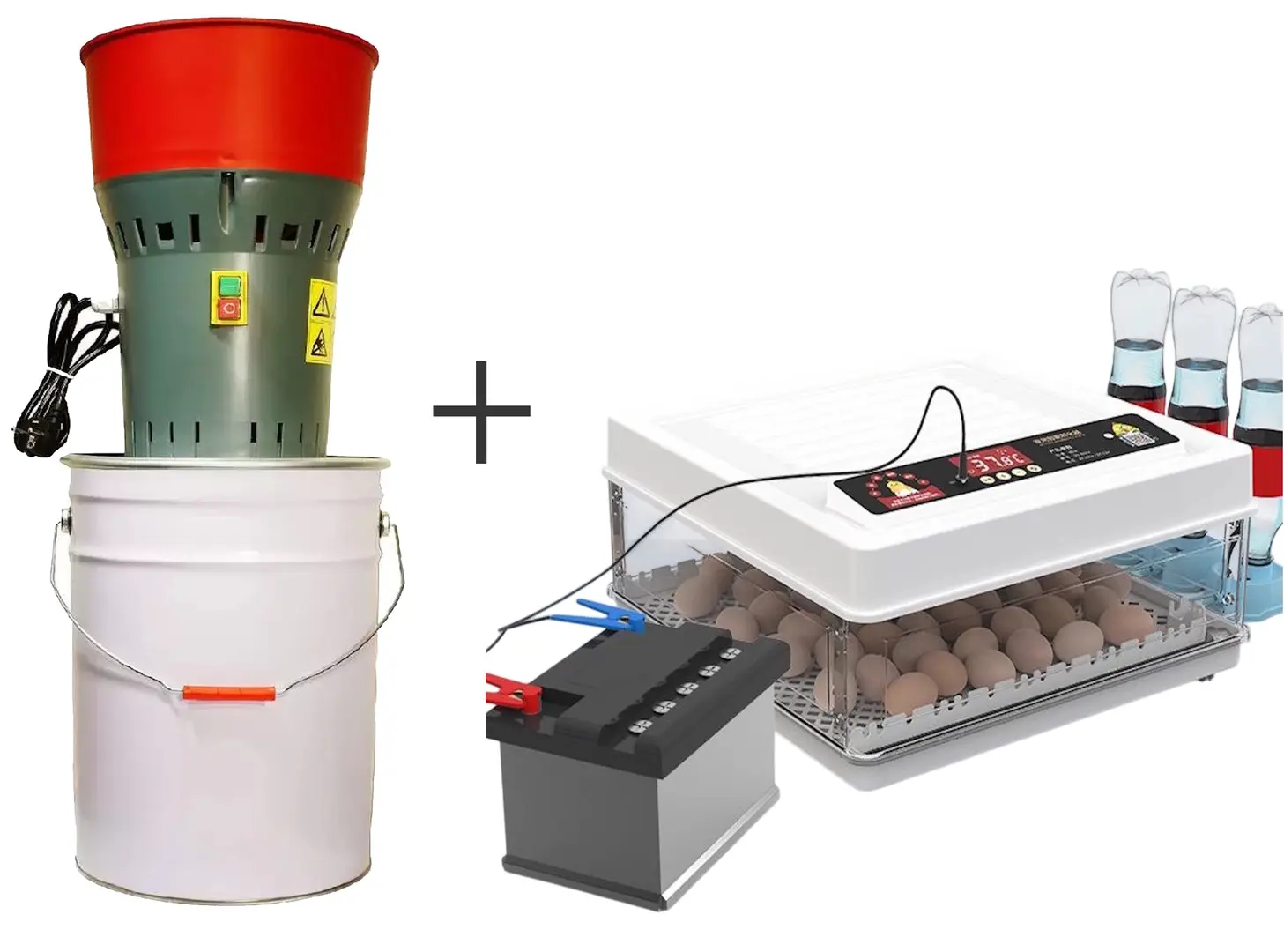 Moara electrica pentru cereale + incubator Tehno MS MS 70 + Holz Mill 25L