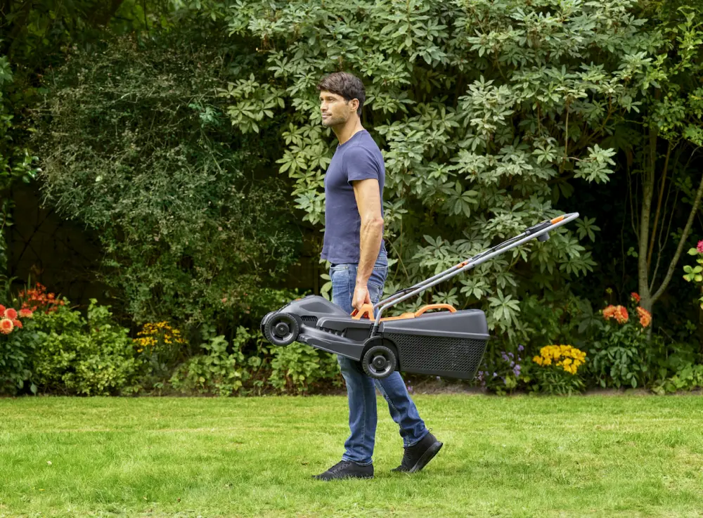 Masina de tuns iarba electrica Black&Decker BEMW351 (Orange/Black)