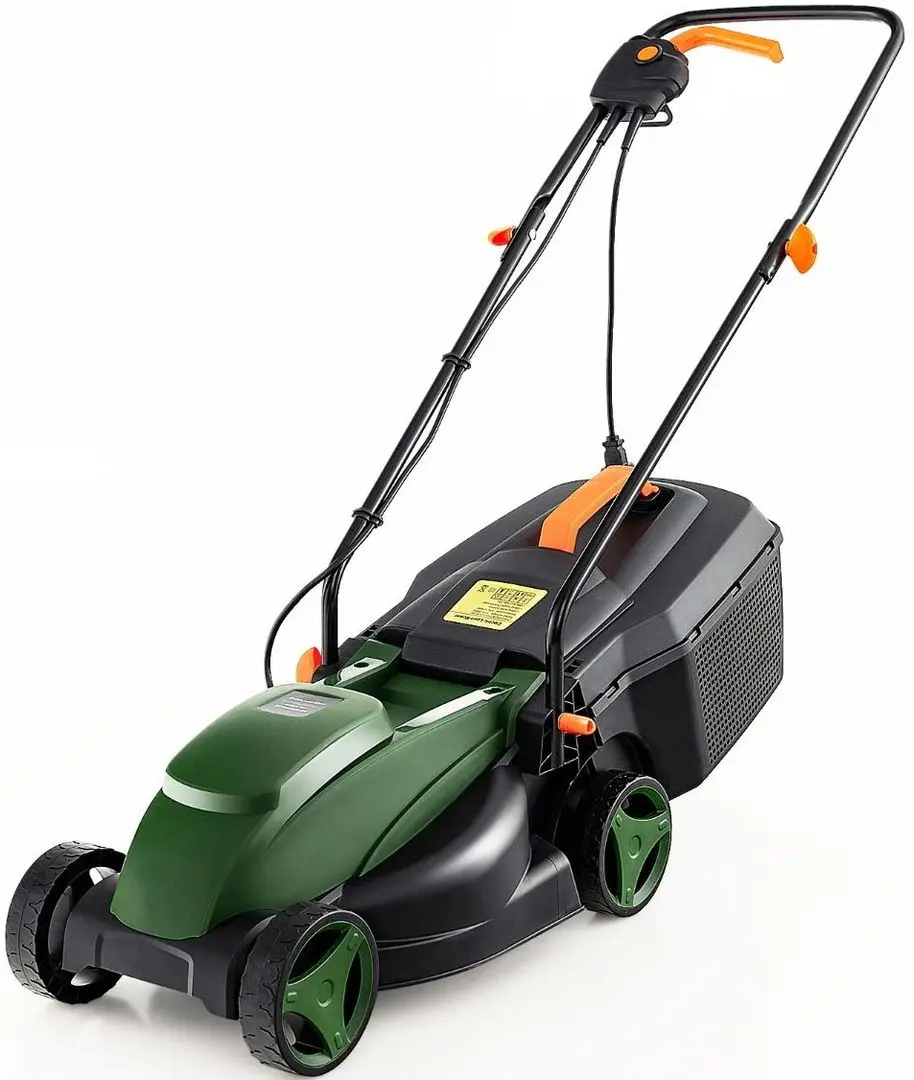 Masina electrica de tuns iarba Costway ET10032DE-GN (Green/Black)