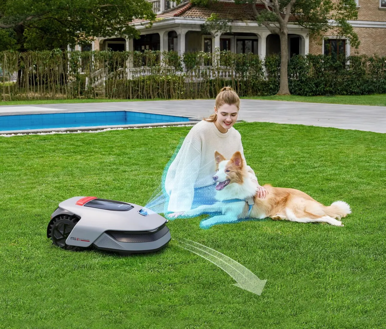 Mașină-robot de tuns iarba Dreame A1 Pro (Grey)