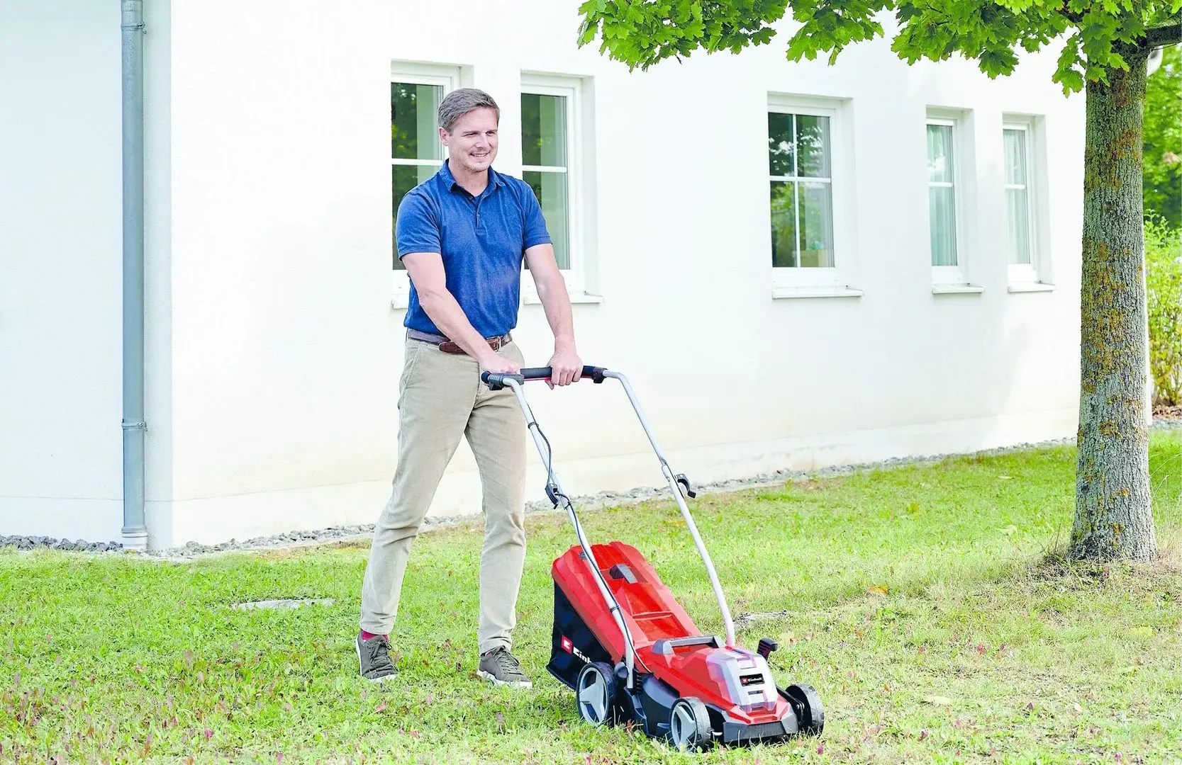 Masina de tuns iarba cu acumulator Einhell Power X-Change GE-CM 18/33 Li-Solo - 7