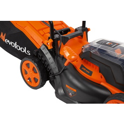 Masina de tuns iarba cu acumulator Evotools HGT681367 Solo (Orange/Black) Thumb