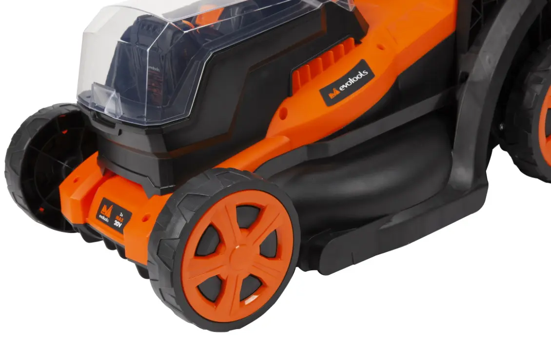 Masina de tuns iarba cu acumulator Evotools HGT681367 Solo (Orange/Black) - 5