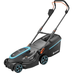 Аккумуляторная газонокосилка Gardena PowerMax 37/36V P4A Set (Black/Blue) Thumb