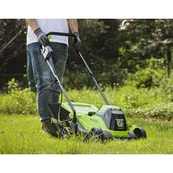 Masina de tuns iarba cu acumulator GreenWorks GD24LM33 (Green/Black) Thumb